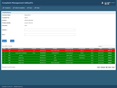 Complaint Management