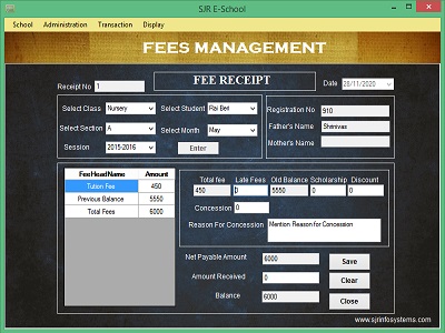 Fees Management